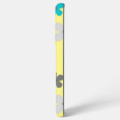 素朴フローラモダンサムスンギャラクシーS21ウルトラケース SAMSUNG GALAXYケース (裏面横)