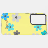 素朴フローラモダンサムスンギャラクシーS21ウルトラケース SAMSUNG GALAXYケース (左側面)