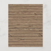 素朴フローラライト予算結婚式招待状 (裏面)