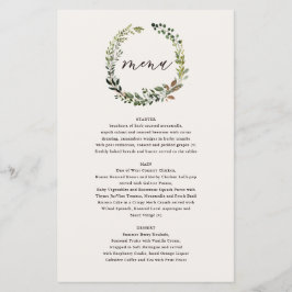 素朴フローラリースとstag〔雄ジカの〕枝角のメ結婚ニュー