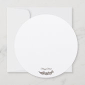 素朴フローラリースSweet sixteen 招待状 (裏面)