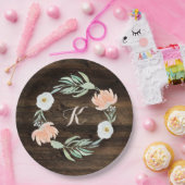 素朴フローラロマンスリース | 結婚s ペーパープレート (パーティー)