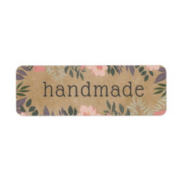 素朴フローラヴィンテージ紙手作り製品 ラベル