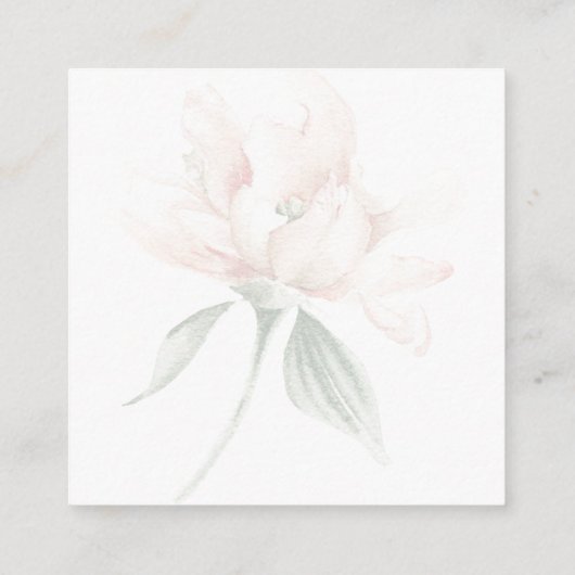 素朴フローラ中性エレガント披露宴 エンクロージャーカード (裏面)