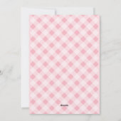 素朴フローラ写真ピンクのクリスマスリースシーズン シーズンカード (裏面)