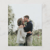 素朴フローラ写真BUDGET日付を保存結婚する (裏面)