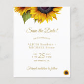 素朴フローラ写真BUDGET日付を保存結婚する (正面)