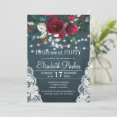 素朴フローラ冬季退職パーティー 招待状 (スタンド正面)