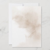 素朴フローラ幾何金ゴールドフレ結婚ーム 招待状 (裏面)