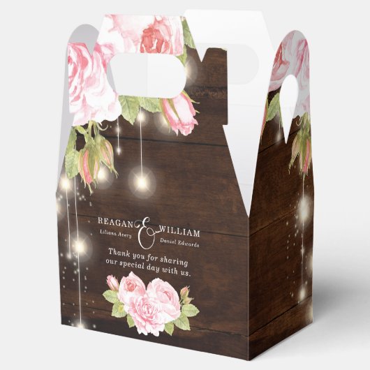 素朴フローラ式結婚式 フェイバーボックス (オープン)