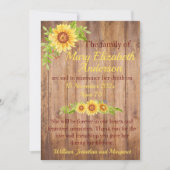 素朴フローラ死葬発表 案内状 (正面)