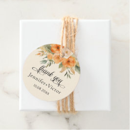 素朴フローラ水の色が結婚ありがとう フェイバータグ