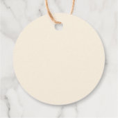 素朴フローラ水の色が結婚ありがとう フェイバータグ (裏面)