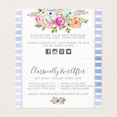 素朴フローラ水の色モダンストライプが有る (内部フラット)