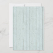 素朴フローラ牛スカルウェディングシャワー招待状 招待状 (裏面)