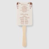 素朴フローラ秋秋の結婚式計画 ハンドファン (裏面)