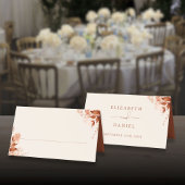 素朴フローラ秋秋の結婚式 プレイスカード