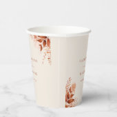 素朴フローラ秋秋の結婚式 紙コップ (右)