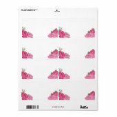 素朴フローラ空白の大住所 シール (フルシート)