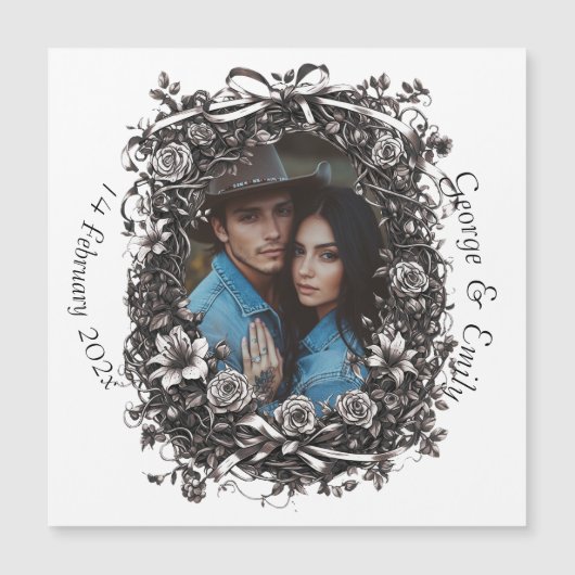 素朴フローラ結婚のセピア。 (正面)