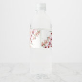 素朴フローラ結婚のボトルのラベル ペットボトルラベル (裏面)