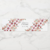 素朴フローラ結婚のボトルのラベル ペットボトルラベル (シングルラベル)