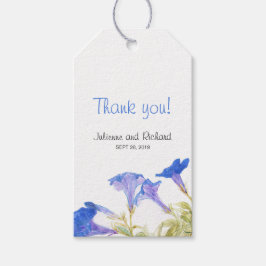 素朴フローラ結婚の感謝のギフトラベル ギフトタグ