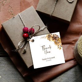 素朴フローラ結婚の感謝 フェイバータグ