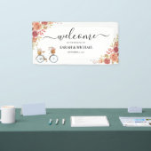 素朴フローラ結婚の歓迎 横断幕 (トレードショー)