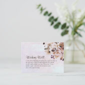 素朴フローラ結婚の願い エンクロージャーカード (スタンド正面)