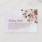 素朴フローラ結婚の願い エンクロージャーカード (正面)