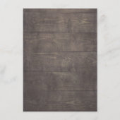 素朴フローラ結婚インフォメーションゲスト エンクロージャーカード (裏面)