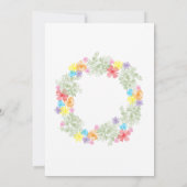 素朴フローラ結婚リース セーブザデート (裏面)