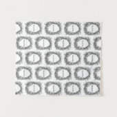 素朴フローラ結婚リース タペストリー (正面(横))