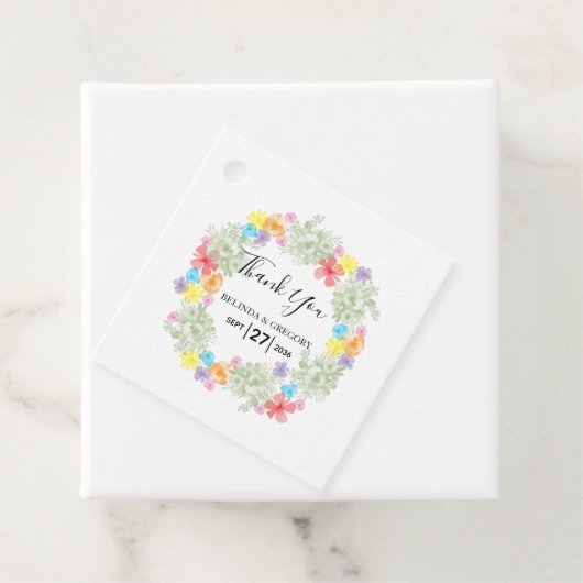 素朴フローラ結婚リース フェイバータグ (インサイチュ)