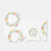 素朴フローラ結婚リース フェイバーボックス (折り畳みなし)