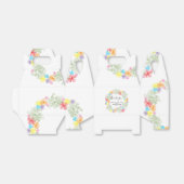 素朴フローラ結婚リース フェイバーボックス (折り畳みなし)