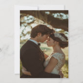 素朴フローラ結婚式招待状 招待状 (裏面)