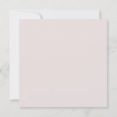 素朴フローラ結婚式招待状 招待状 (裏面)