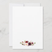 素朴フローラ結婚式招待状-01 招待状 (裏面)