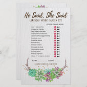 素朴フローラ結婚検索ゲーム (正面/裏面)