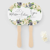 素朴フローラ結婚歓迎ハンドファン ハンドファン (正面&裏面)