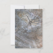 素朴フローラ結婚 招待状 (裏面)