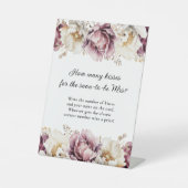 素朴フローラ豊富キスゲーム 台座サイン (正面)