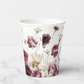 素朴フローラ豊富ブライダルシャワー 紙コップ (右)