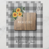 素朴フローラ農家のレシピ整理者 (正面/裏面)