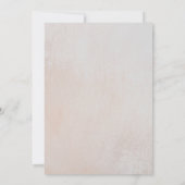 素朴フローラ、エレガントスクリプト、水色葉の 招待状 (裏面)