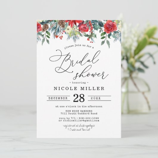 素朴フローラ |冬の植物学ブライダルシャワー (スタンド正面)