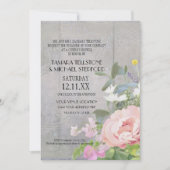 素朴フローラ 招待状 (正面)