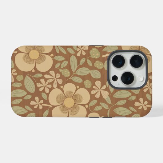 素朴フローラ iPhoneケース (裏面横)
